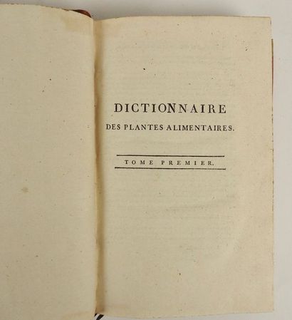 null BUCHOZ, Pierre-Joseph. Dictionnaire des Plantes Alimentaires, qui peuvent servir...