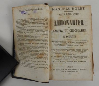 null CARDELLI (pseudonyme de DUVAL, Henri-Louis-Nicolas). Manuel du Limonadier et...