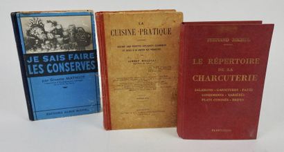 null Ensemble 3 livres de cuisine.Comme suit : -Fernand Michel. Le Répertoire de...
