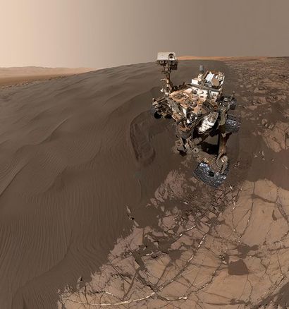 null Nasa. GRAND FORMAT. Cet autoportrait du rover Curiosity Mars de la NASA montre...