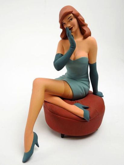 null BERTHET

Pin Up in blue dress on the basket

Statuette edited by Fariboles

Very...