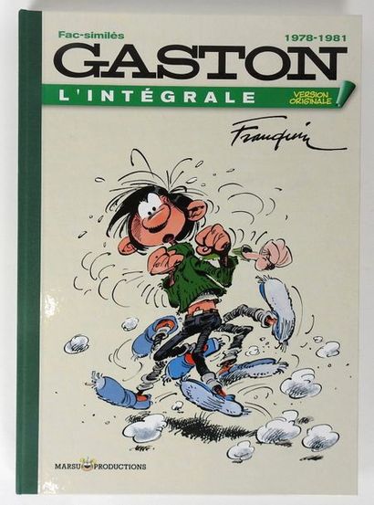 null FRANQUIN

Gaston

Intégrale 1978-1981

Tirage limité à 2200 exemplaires

Etat...