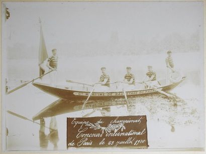 null Asnières rescue competition.
Original photo of the team of the Cie Maritime...