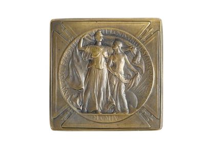 null Médaille en bronze dans son étui d'origine
66 x 66 mm