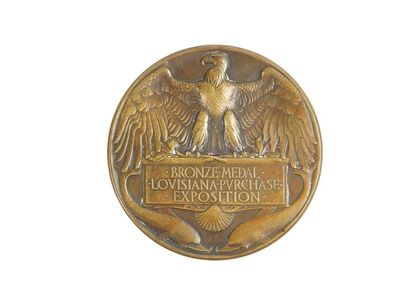 null Bronze medal in its original
case D 62 mm