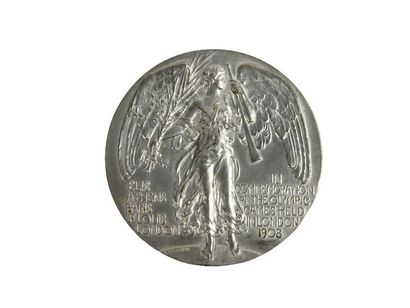 null Commemorative medal in pewter D 50 mm