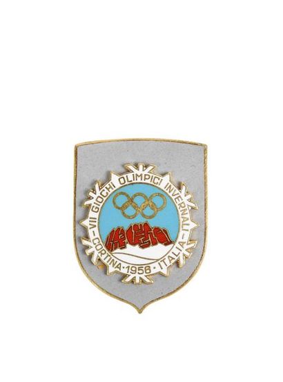 null Cortina- Invité C.I.O Badge en bronze émaillé
45 x 35 mm