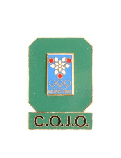 null OCOG enamelled bronze badge
52 x 37 mm