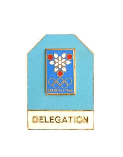 null Delegation Badge in enamelled
bronze 50 x 35 mm