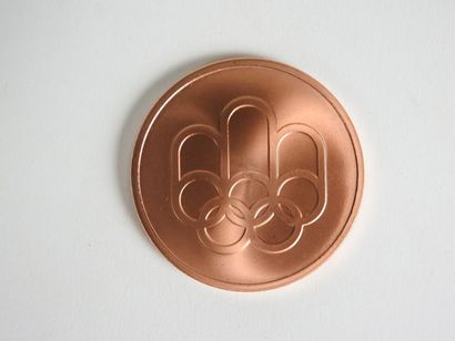 null MONTREAL
Bronze Commemorative Medal. Towards: view of the stadium with mention...