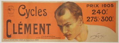 null Original canvas-backed poster. Cycles Clément.
Albert Champion, the winner of...
