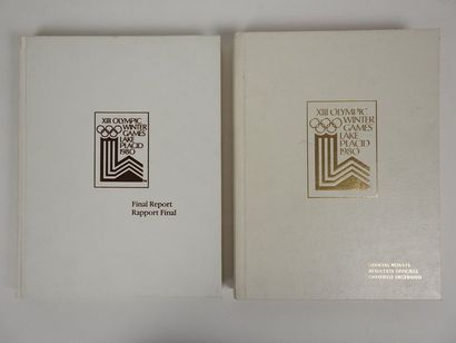 null Rapport olympique officiel en deux tomes: rapport final en Français et en Anglais,...