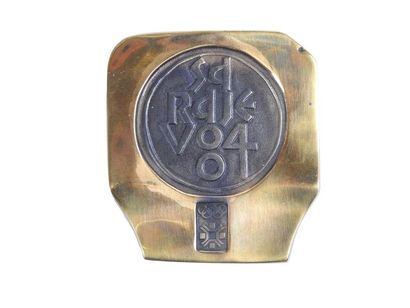 null SARAJEVO
Participant's medal in patinated
bronze Original
case 65 x 60 mm