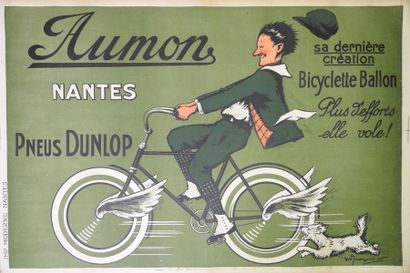 Affiche entoilée: Cycles Aumon de Nantes.Avec...