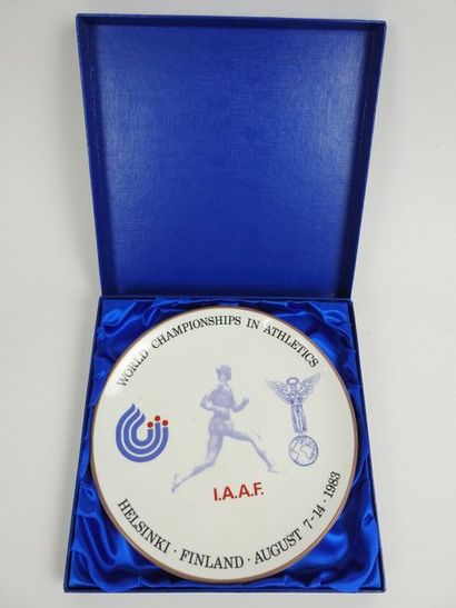 null Athéltisme asssiette commémorative
Helsinski avec logo et mention IAAF, made...