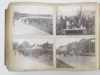 null Photo album. Amazing reports on the Buffalo and Seine velodromes for 1896-97......