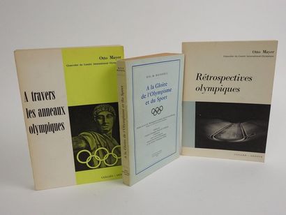 null Trois livres importants:a) "Rétrospectives olympiques" par Otto Mayer, chancelier...