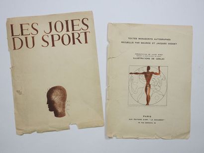 null Livre d'art:"Les Joies du Sport". Exemplaire non numéroté et avec couverture...