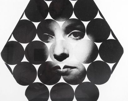 Robert Jonas (1902-1989) Photomontage
Photographie en noir et blanc signée du tampon...