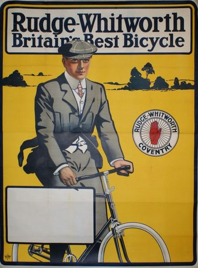 ANONYME RUDGE-WHITWORTH «BRITAIN'S BEST BICYCLE»
Rif Cooke, Leeds London
200 x 153...