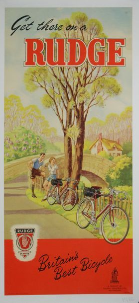 ANONYME GET THERE ON A RUDGE «BRITAINS'
BEST BICYCLE»
Nottingham, England, James...