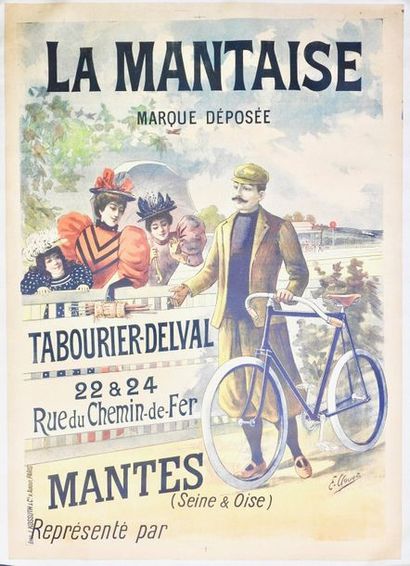 CLOUET Emile (XIX-XX) 
LA MANTAISE, Mantes Seine & Oise.
Vers 1900
Imprimerie Kossuth...