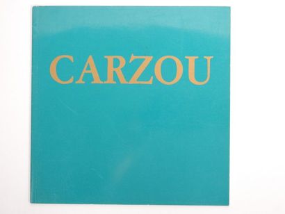 Jean CARZOU (1907-2000) 
Catalogue of the exhibition "100 small formats" at the Tamenaga...