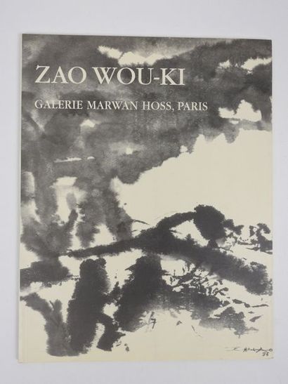ZAO WOU KI (1920-2013) 
Catalogue de l'exposition "Vagabondages" réalisée par la...