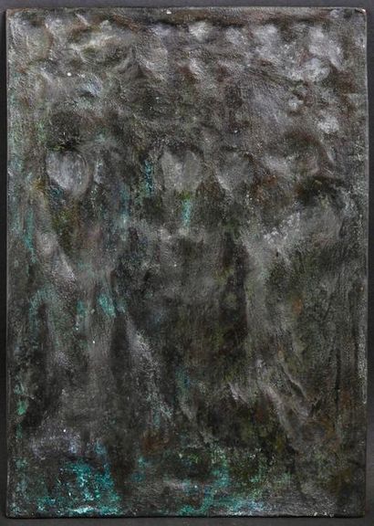 Raphaël, d'après 
L'extase de Sainte Cécile
Plaquette en bronze
24 x 17 cm
A rapprocher...