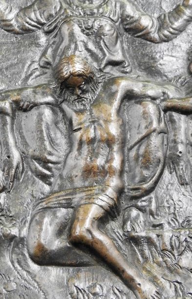 Michel-Ange, d'après 
Pietà
Plaquette en bronze
XVI° siécle
12 x 7,5 cm
Provenance:...