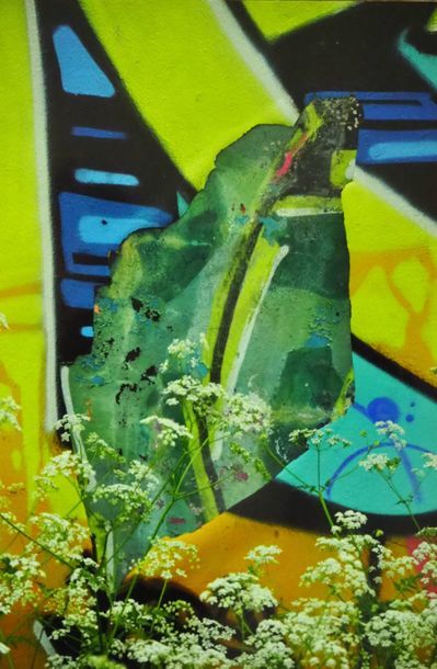 null Brigitte Silhol PAINT FLOWER 2016 Photo print on pencil cardboard 40 X 60 c...