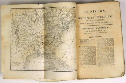 null ÉTATS-UNIS D'AMÉRIQUE. 1837. DIDOT. 1 Volume: «L ‘UNIVERS. Histoire ou l'Histoire...
