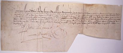null PROVENCE. 1588. Mandate, on behalf of HENRY Roy of France and Poland, to the...