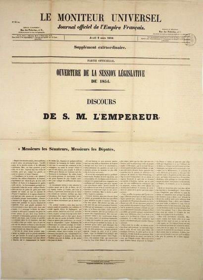 null NAPOLÉON III. GUERRE DE CRIMÉE 1854 (Préparatifs à la Déclaration de Guerre...