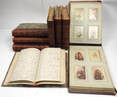 null CORRESPONDANCE relié en 7 Volumes in-8°. (1861-1873). Plus de 1000 Lettres et...