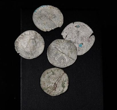 Five silver royal coins. As it stands.