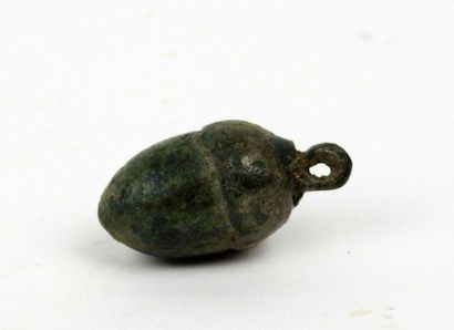 Pendant in the shape of an acorn, attribute...