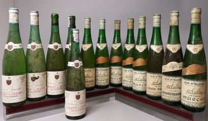 null  13 bouteilles de MUSCAT D'ALSACE A VENDRE EN L'ETAT 8 bouteilles du DOMAINE...