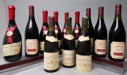 null 12 bouteilles VINS de BOURGOGNE et du RHÔNE A VENDRE EN L'ETAT 3 bouteilles...