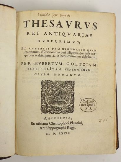 null GOLTZIUS: Thesaurus rei antiquitariae huberrimus, ex antiquis tam numismatum...