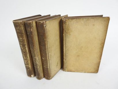 null ROUSSEAU (J.-J.): Emile ou de l'éducation. Amsterdam, Néaulme, 1764. 4 vol....