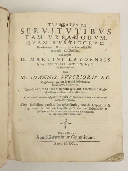 null Editions Latines] réunion de 2 vol. reliés en vélin d'ép.: -Cornelii Iansenii...