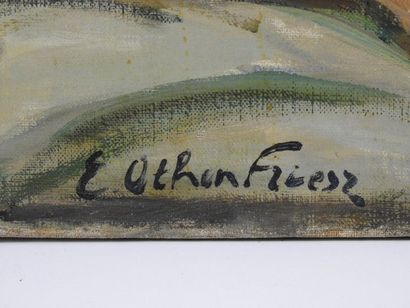 Emile Othon Friesz (1879-1949) Nu
Huile sur toile signée en bas à droite
60 x 92...