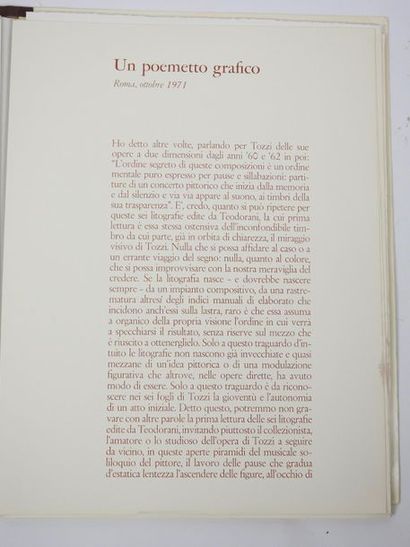 Mario Tozzi (1895-1979) Composizioni
Portfolio de 5 ltihographies
Editions Teodorani...