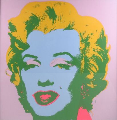 Andy WARHOL (1928-1987), d'après Marylin
Set of four silkscreen prints on paper edited...