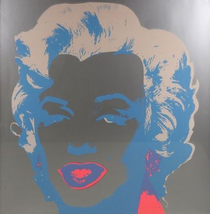 Andy WARHOL (1928-1987), d'après Marylin
Set of four silkscreen prints on paper edited...