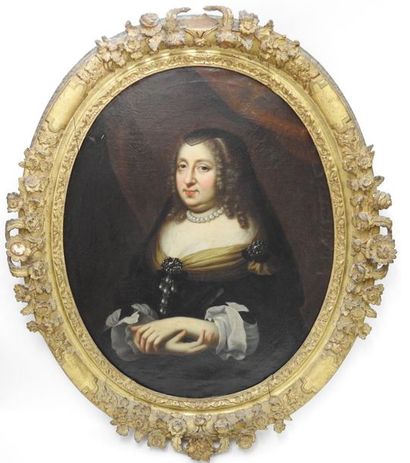 Ecole française du XVII° siècle, suiveur de Robert Nanteuil Portrait of Anne of Austria
On...