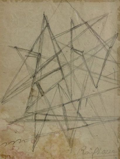 Raul LOZZA (1939-1997) Composition
Technique mixte sur papier signé en bas à droite
18,5...