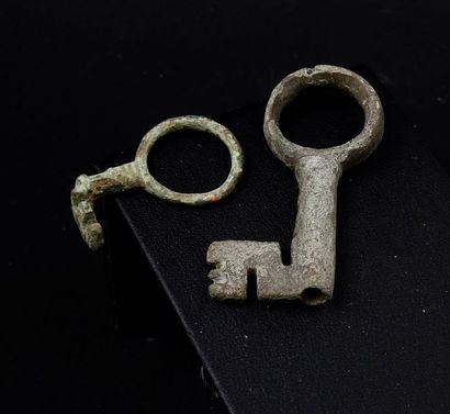 null Deux clés.Bronze.Epoque romaine.