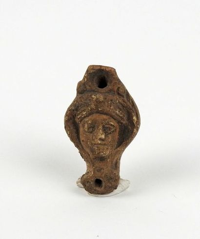 null Lampe à huile miniature antropomorphe représentant une tête féminine

Terre...